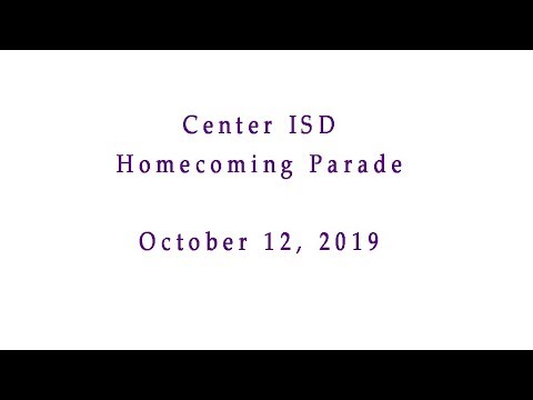 Center ISD Homecoming Parade 10 12 19