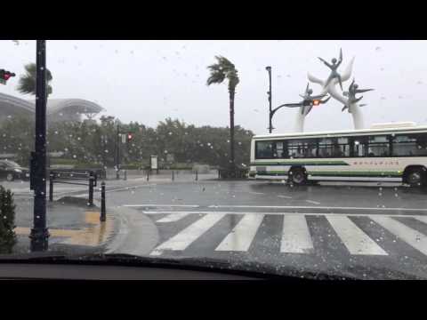 道路冠水！危うく愛車水没‼︎