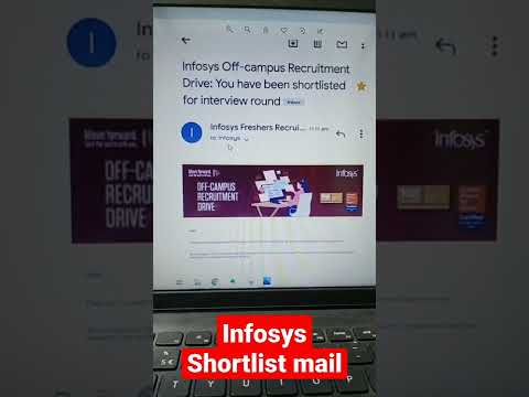 Infosys Shortlist mail 2nd round interview