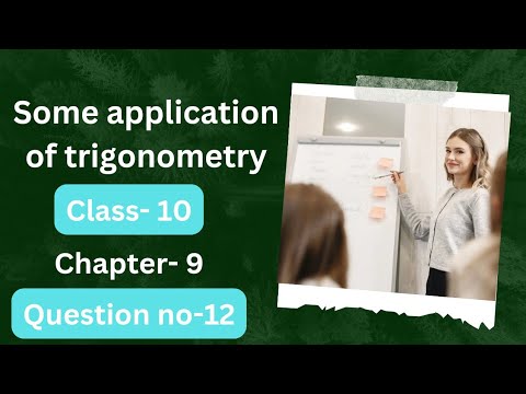 some application of trigonometry! ncert! class-10! question no. 12!#chapter9some applicationsoftrigo