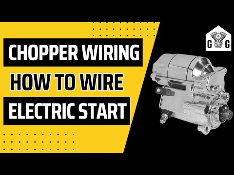 How To Wire Your Chopper | Part 2 (Electric Start)