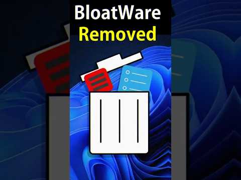 No App/Script Required! Removing Bloatware! 🚀💻#Windows11 #Bloatware #TechTips #OptimizePC