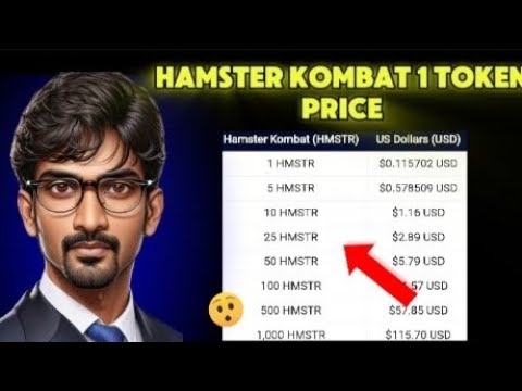 Hamster Kombat 1 TOKEN Price in USDT DOLLAR 💵 | KEYZ EDITZ #hamsterkombat #TOKEN