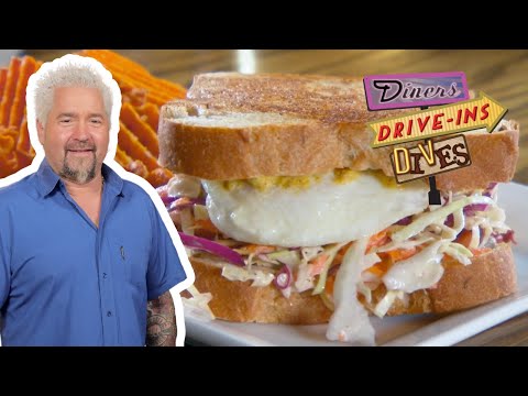 Guy Fieri Returns for Outrageous "Bombshell" Sandwich | Diners, Drive-Ins and Dives | Food Network