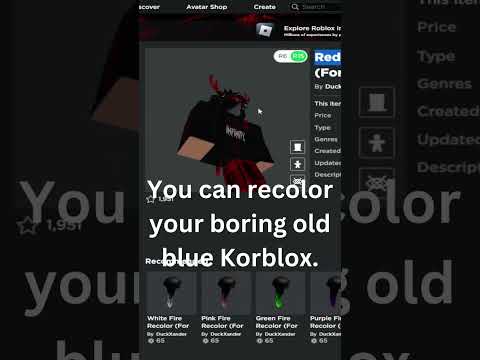 Did you know about this? 🤯 Let me know! 👍 #shorts #roblox #korblox #reskin #ZimicPlayz #red