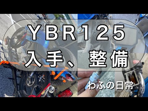 兵庫県から名古屋へ YBR125、入手、整備編 #diy オイル交換 ナンバー取得