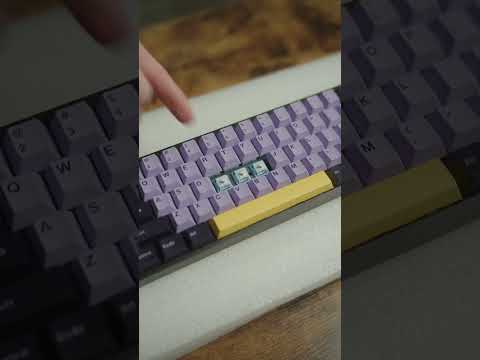 Clompy sounding 65% KBDfans keyboard #shorts