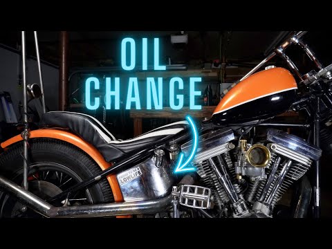 Harley Davidson EVO Softail: Oil Change Tutorial