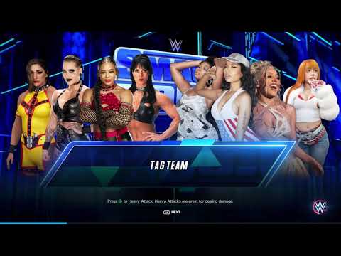 WWE 2K23 - 8-Women Tag Match WWE VS Hip-Hop