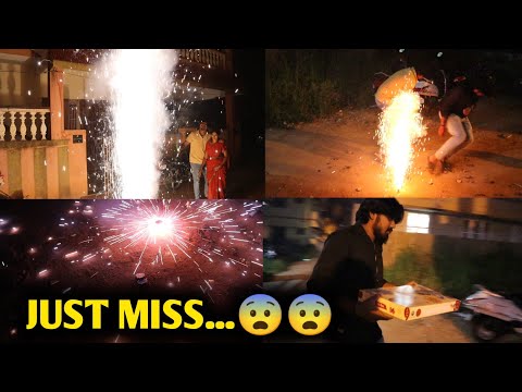 ಪಟಾಕಿ ಹೊಡಿಯುವಾಗ ಯಾಮಾರುದ್ರೆ ಅಷ್ಟೇ..😳 | Deepavali Celebration 2022 | Likhith Shetty Vlogs |