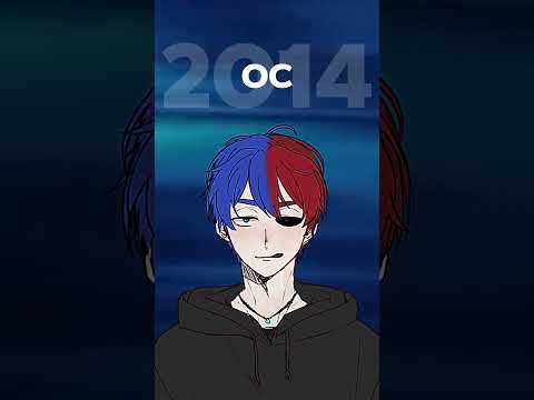 Creator vs OC (2014 vs 2024) #vtuber #vtuberespañol #creatorvsoc #avatar #fyp