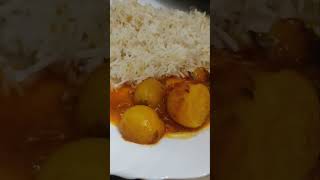 Egg rice recipe #easytocook #lunch #egg #rice #chatni #food #spicy #short