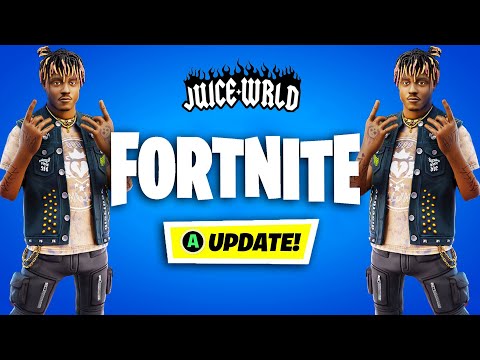 *NEW* FORTNITE JUICE WRLD UPDATE!! FREE JUICE WRLD SKIN, NEW MYTHICS, KICKS & MORE!