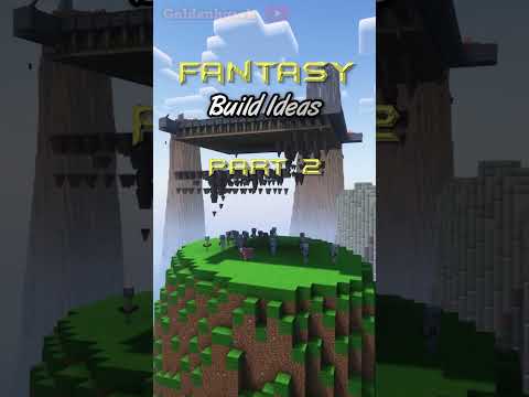 Minecraft Build Ideas - Fantasy Builds #minecraft #minecraftbuilding #buildhacks