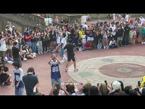 NEWBEAT NY Busking 뉴욕 버스킹 2024.08.11: Siren dance cover + Dance Cypher