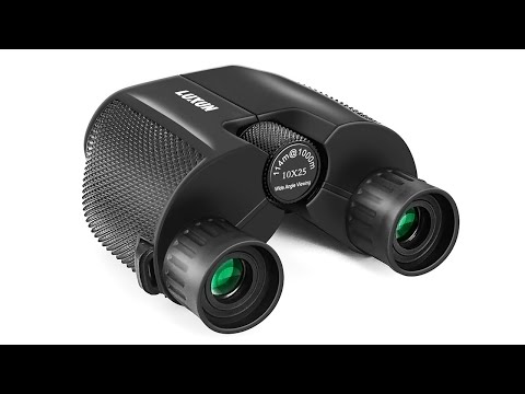 LUXUN 10x25 Compact Binoculars for Kids and Adults