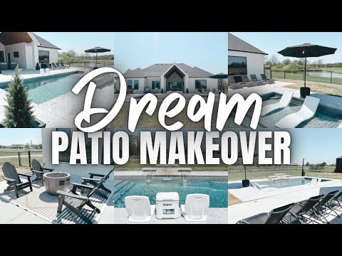 NEW HOME DREAM PATIO MAKEOVER 2024 | PREPARE FOR SUMMER PATIO REFRESH | DIY PROJECT PATIO MAKEOVER