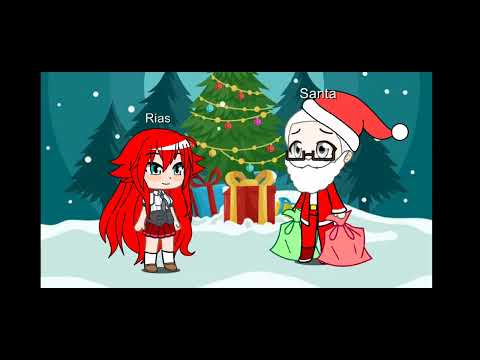 merry Christmas for rias gremory to Santa claus