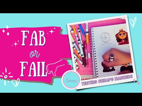 Fab or Fail | Cheapo Skintone Markers?!?