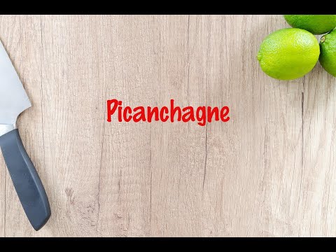 How to cook - Picanchagne