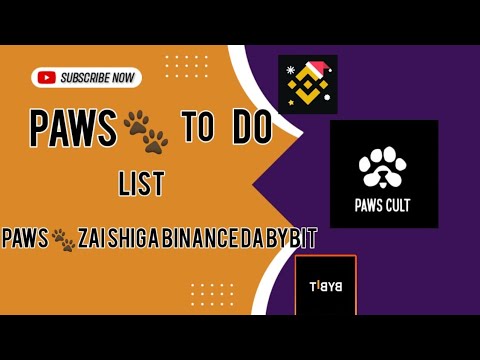 PAWS 🐾 Zai shiga Binance Da Bybit