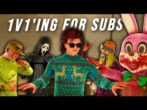 1v1'ing TTVs For SUBS | Dead By Daylight