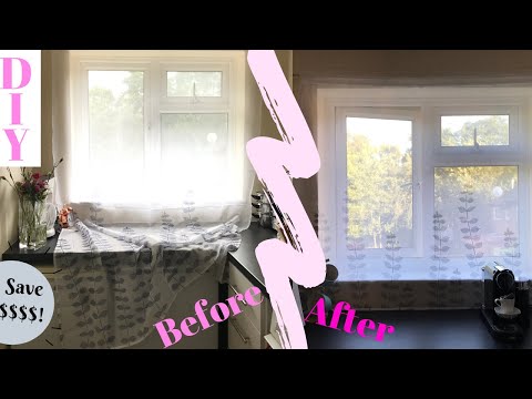 How To Shorten Net Curtains (also patterned net curtains) | Sewing Tutorial