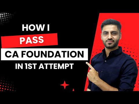 PASS CA FOUNDATION In 1st Attempt !