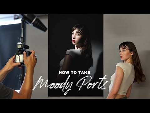 How to take MOODY PORTRAITS (Behind the Scenes - Hasselblad X2D Lightweight Portrait Kit)