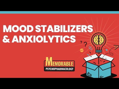 Mood Stabilizers and Anxiolytics Mnemonics (Memorable Psychopharmacology Lectures 5 & 6)