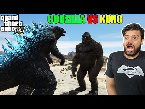 Godzilla VS Kong In Los Santos (The End) | GTA 5 GAMEPLAY #35