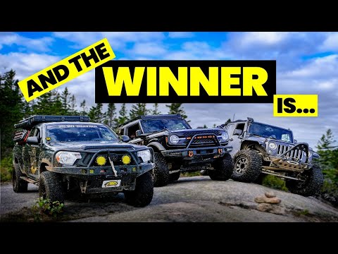 Off-Road Giants Face Off: Jeep vs Bronco vs Tacoma