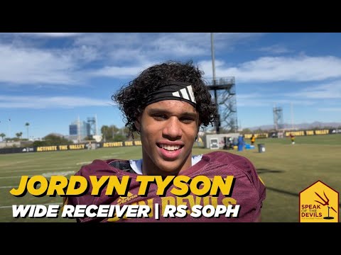 ASU WR Jordyn Tyson on rapport with Sam Leavitt & road wins