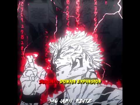 Sukuna Uses Domain Expansion And Open His Flames - Jujutsu Kaisen Chapter 258 #manga #edit