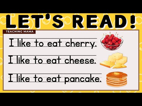 LET'S READ! | ENGLISH READING PRACTICE | LEARN TO READ | SIMPLE SENTENCES FOR KIDS | TEACHING MAMA