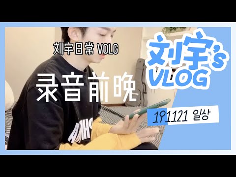 [VLOG] 191121 리우위(刘宇/류위)의 일상