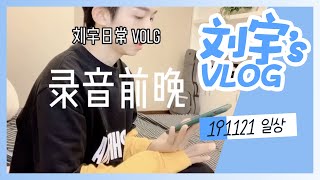 [VLOG] 191121 리우위(刘宇/류위)의 일상