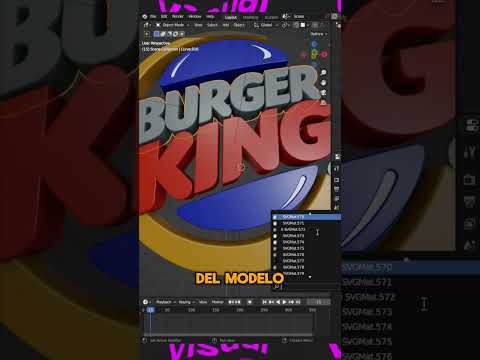 Logo Creativo / Como crear logo con Blender