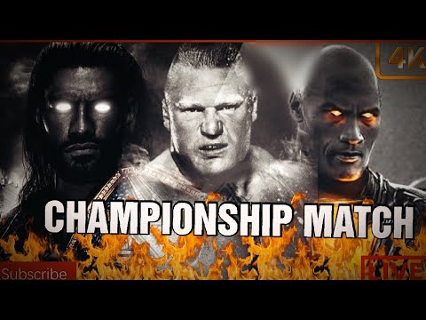 #Roman Reigns vs #Brock Lesnar vs Black Adam #wwe #night of champions full match wwe2k23