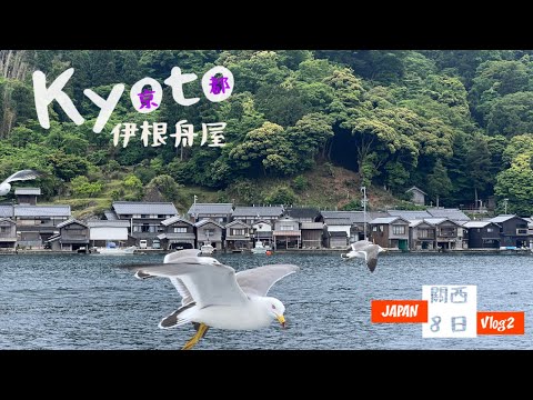 [出海]日本關西8日Vlog2「伊根舟屋」遊船✨KKday day-tour part1☝️想去很久了的美麗濱海村落🐟🚤🌊