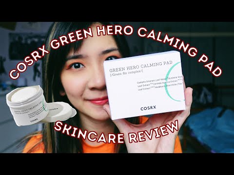 COSRX Green Hero Calming Pad Skincare Review