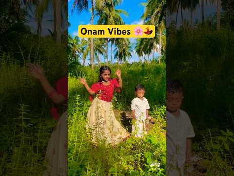 🌼Kerala Onam Vibes 🔥 Happy #onam 💃Thiruvaavani ravu song🕺#onam2024 #shorts