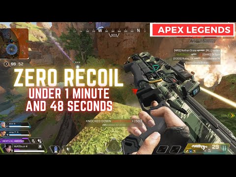 ZERO RECOIL IN APEX LEGENDS UNDER 1 MINUTE AND 48 SECONDS