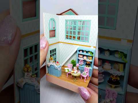 DIY miniature dollhouse kit #Shorts #diydollhouse #miniaturedollhouse