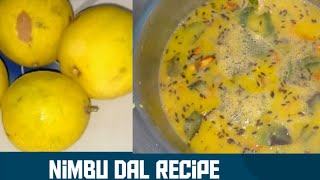 Nimbu dal recipe 👌/swad mein alag, khane mein testi aur banane mein bahut hi aasan#lemondal .