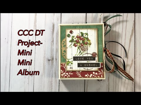 Mini mini Album | CCC DT project share | Simple Stories Simple Vintage Berry Fields