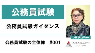 公務員試験ガイダンス 公務員試験の全体像 #001 小林美也子講師 ｜アガルートアカデミー公務員試験