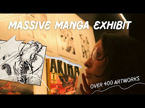 Seeing Original Manga Pages Up-Close | Asian Comics Exhibit