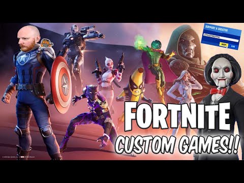 🔴LIVE FORTNITE CUSTOM GAMES!! - ARE YOU AS GOOD AS YOU THING YOU ARE?? COME JOIN!!  #fortnite