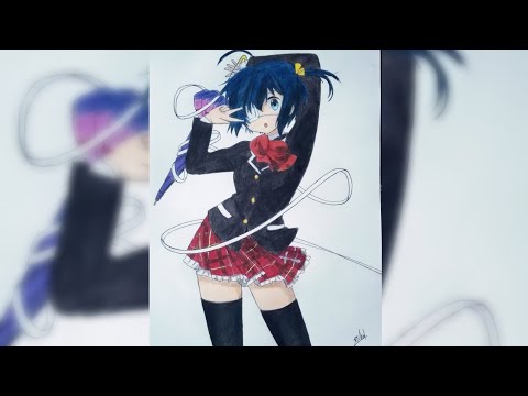 Drawing Rikka Takanashi | chuunibyou | #anime #art